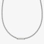 Emporio Armani Mens Stainless Steel Logo ID Necklace EGS3188040