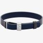 Emporio Armani Essential Navy & Grey Leather Bracelet EGS2918040