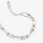 Emporio Armani Stainless Steel Oval Link Logo Bracelet EGS3249040