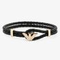 Emporio Armani Gold-Tone Leather ID Bracelet EGS3321710