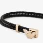 Emporio Armani Gold-Tone Leather ID Bracelet EGS3321710