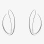Georg Jensen Offspring Loop Sterling Silver Earrings 10012755