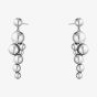 Georg Jensen Moonlight Grapes Dropper Sterling Silver Earrings 10019037