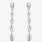 Georg Jensen Reflect Sterling Silver Four Link Dropper Earrings 20001089