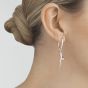 Georg Jensen Mercy Sterling Silver Dropper Earrings 10015150