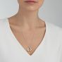 Georg Jensen Mercy Sterling Silver Open Necklace 10015156
