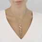Georg Jensen Moonlight Grapes Long Sterling Silver Necklace 20000661
