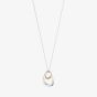 Georg Jensen Offspring Two Tone 18ct Rose Gold Necklace 10012763