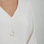 Georg Jensen Mercy Sterling Silver Large Necklace 10015343