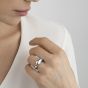 Georg Jensen Mercy Sterling Silver Large Open Ring 2000008300