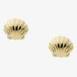 Fossil Georgia By The Shore Gold-Tone Shell Stud Earrings JF04058710