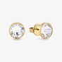 Guess Frontiers Gold-Tone Crystal Stud Earrings UME01343YG