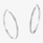 Guess Colour My Day Crystal 50mm Hoop Earrings JUBE02247JW RH
