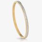 Guess Colour My Day Gold Tone Crystal Hinged Bangle UBB02248YGL