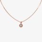 Guess Colour My Day Rose Gold Tone Crystal Necklace UBN02248RG