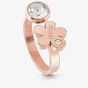 Guess Flower Garden Crystal Rose Plated Ring UBR78024 
