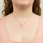 Fiorelli Clear Cubic Zirconia Crossover Necklace P5075C