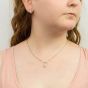 Fiorelli Light Rose Crystal Teardrop Necklace P5099P