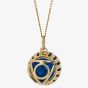 Fiorelli Gold Plated Blue Nano Chakra Necklace P5265