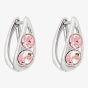 Fiorelli Light Rose Crystal Teardrop Earrings E6160P