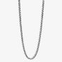 Fred Bennett Stainless Steel Plaited Chain Necklace N4209