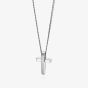 Fred Bennett Stainless Steel Matte Polished Cross Pendant P2542