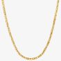Fred Bennett Everyday Unity Gold IP Popcorn Chain Necklace N4568