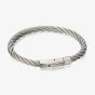 Fred Bennett Stainless Steel Twisted Cable Bracelet B5053