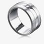 Fred Bennett Sterling Silver Scratched Finish Ring R2621