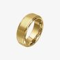 Fred Bennett 8mm Brushed Gold Plated Tungsten Ring R3862