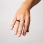 Fred Bennett Tungsten & Brown Wood Stripe Ring R3888