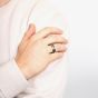 Fred Bennett Tungsten Blue Stripe Ring R3938L