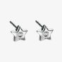 D For Diamond Silver Diamond Set Star Stud Earrings E573