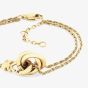 Tommy Hilfiger Gold Tone Nautical Knot Double Chain Bracelet 2780991