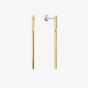 Tommy Hilfiger Ladies Linear Gold Bar Earrings 2780955