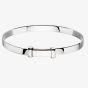 Little Star Cote Silver Plain Baby Bangle LSB0001