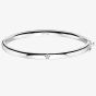 Little Star Xandra Silver Diamond Baby Bangle LSB0030