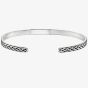 Little Star Boys Jude Silver Open Oxidised Bangle LSB0582