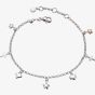 Little Star Athena Girls Silver Multi Charm Bracelet LSB0086
