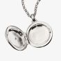 Little Star Girls Adria Silver Diamond Locket Necklace LSN0014
