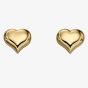 Little Star Girls Aria Gold Plated Heart Stud Earrings LSE0155