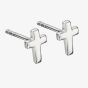 Little Star Girls Eden Silver Cross Stud Earrings LSE0528