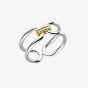 Kit Heath Marina Rope Bar Link Golden Ring 21091GRP