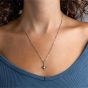 Kit Heath Silver Celeste Aurora April Birthstone Rock Crystal Pendant 90459RC