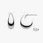 Kit Heath Coast Pebble Smooth Grande Semi Hoop Earrings 40153RP