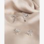Kit Heath Serenity Ribbon Bow Dainty Stud Earrings 41187RP