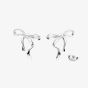 Kit Heath Serenity Ribbon Bow Stud Earrings 41188RP