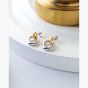 Kit Heath Bevel Cirque Link Golden Stud Drop Earrings 4172GRP
