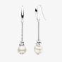 Kit Heath Coast Tumble Pearl Chain Drop Earrings 50166FP
