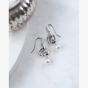 Kit Heath Bevel Trilogy Pearl Link Drop Earrings 5160FP